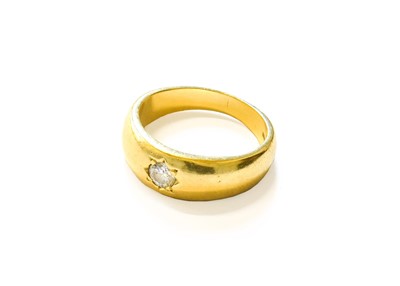 Lot 211 - An 18 Carat Gold Diamond Solitaire Ring,...