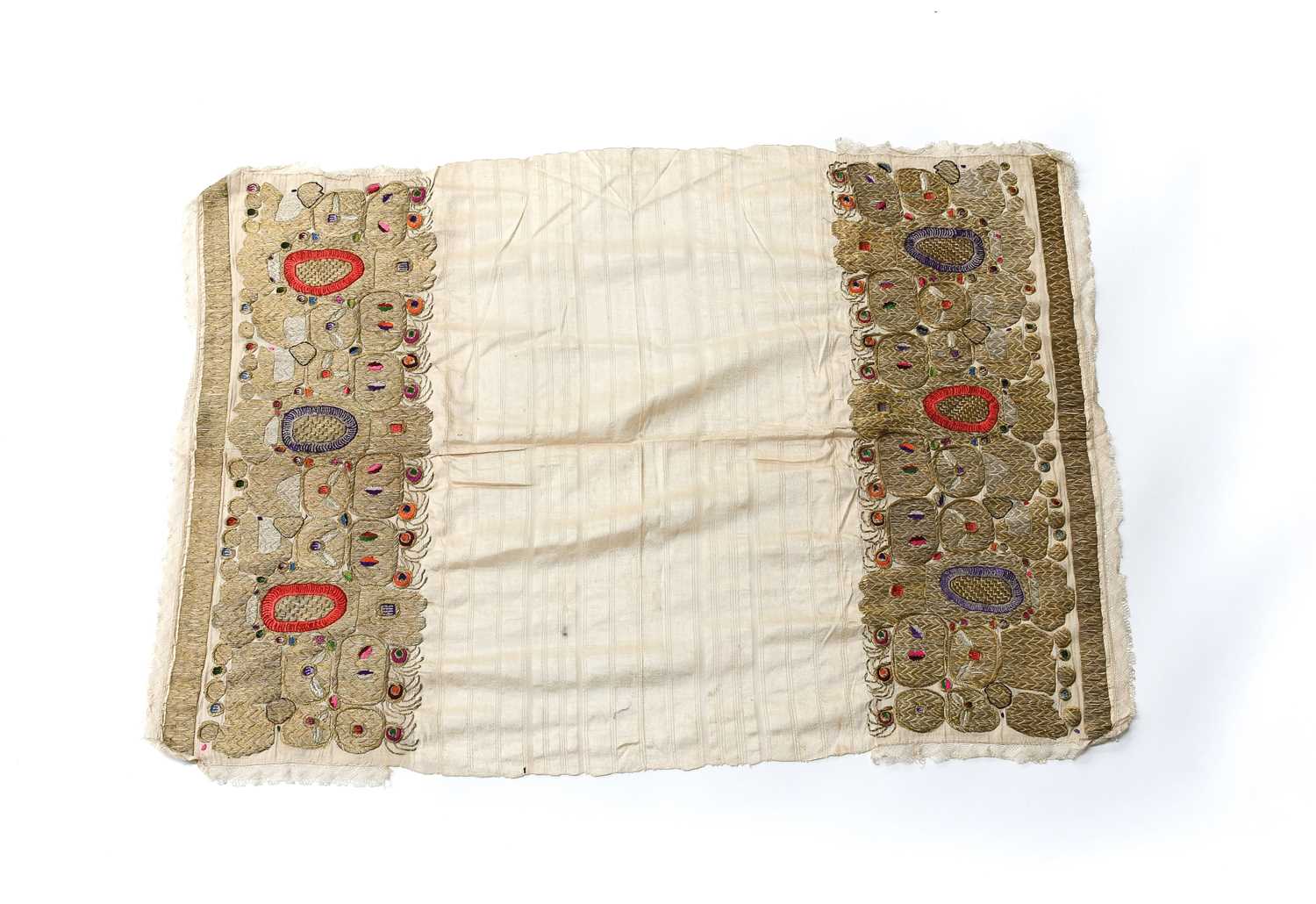 Strawberry Cream Silk Ottoman Fabric