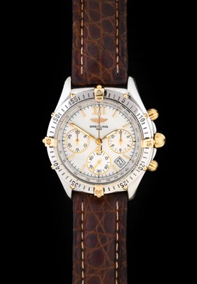 Lot 2277 - Breitling: A Steel and Gold Calendar...