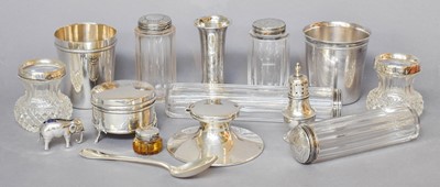 Lot 225 - A Collection of Assorted Silver and Silver...