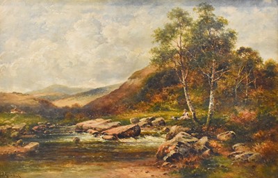 Lot 1025 - Carl Brennir (1850-1920) "Llugway Valley....