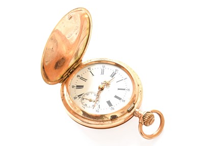 Lot 165 - A Lady's 14 Carat Gold Fob Watch, circa 1910,...