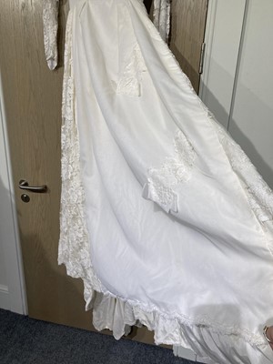 Lot 2070 - Circa 1930-60s Wedding Dresses, comprising a...