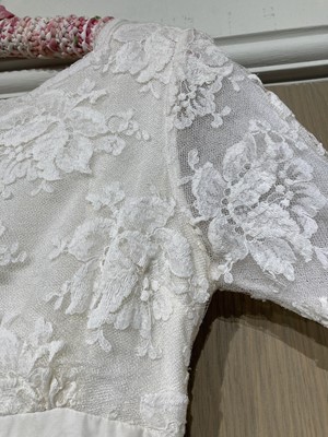 Lot 2070 - Circa 1930-60s Wedding Dresses, comprising a...