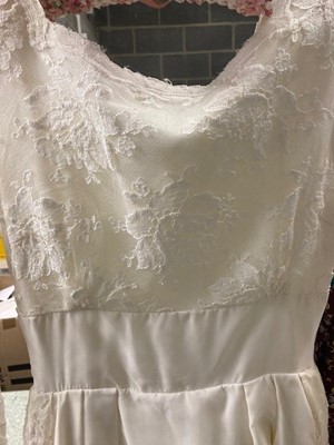 Lot 2070 - Circa 1930-60s Wedding Dresses, comprising a...