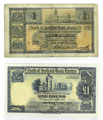 Lot 578 - 2 x North of Scotland Bank Limited £1...