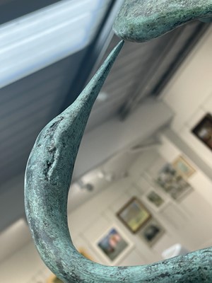 Lot 116 - David Wynne RA (1926-2014) "Preening Bird"...