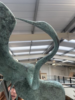 Lot 116 - David Wynne RA (1926-2014) "Preening Bird"...