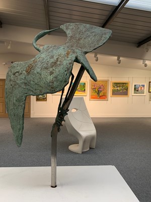 Lot 116 - David Wynne RA (1926-2014) "Preening Bird"...
