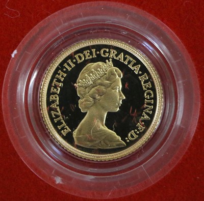 Lot 350 - Elizabeth II, Proof Half Sovereign 1980, obv....