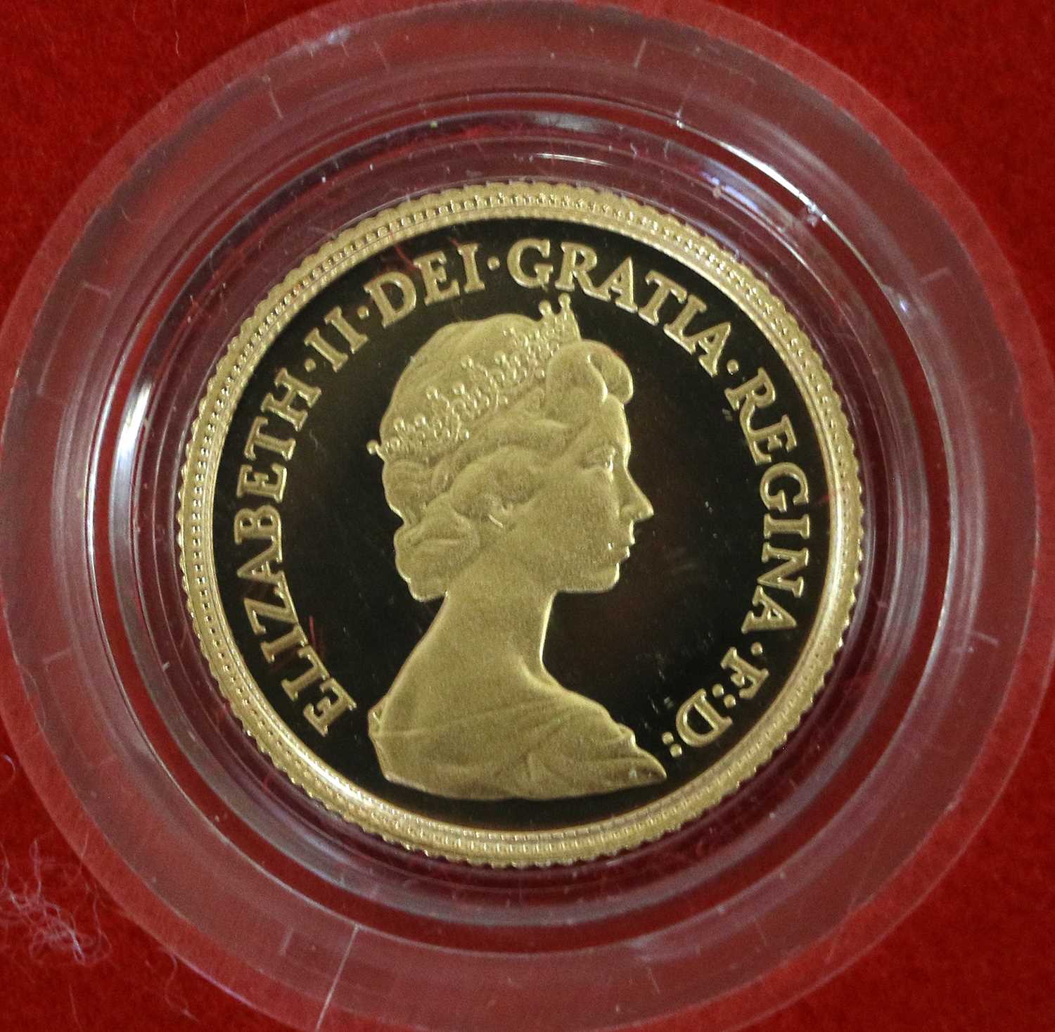 Lot 351 - Elizabeth II, Proof Half Sovereign 1980, obv.