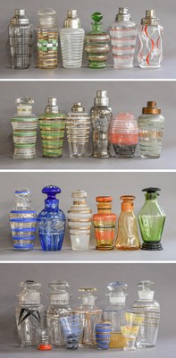 Lot 275 - Cocktail Shakers: A Collection of Glass...