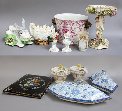 Lot 273 - Various Decorative Items, including: a...