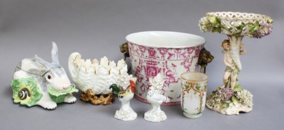Lot 273 - Various Decorative Items, including: a...