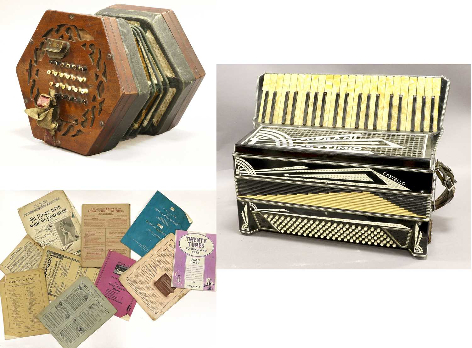 Lot 49 - Accordion Soprani Settimio Castello