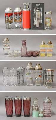 Lot 281 - Cocktail Shakers: A Collection of Glass,...