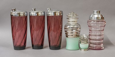 Lot 281 - Cocktail Shakers: A Collection of Glass,...