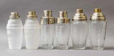 Lot 280 - Cocktail Shakers: A Collection of Glass,...