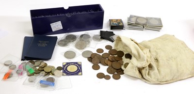 Lot 203 - Assorted Silver and Base Metal Coinage, to...