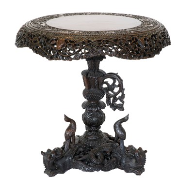 Lot 754 - A Late 19th/Early 20th Century Bombay Carved...