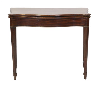 Lot 665 - A George III Mahogany and Tulipwood-Banded...