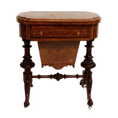 Lot 657 - A Victorian Figured Burr Walnut and...