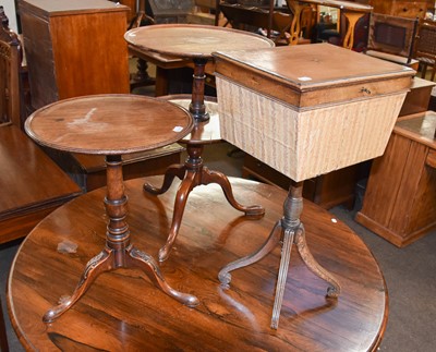 Lot 1355 - A George III Mahogany Circular Dish Top Tripod...