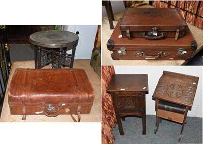 Lot 1287 - An Early 20th Century Carved Oak...