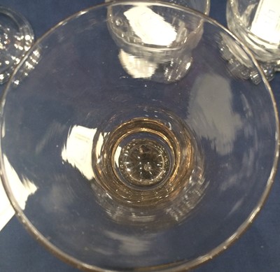 Lot 15 - A Wine Glass, circa 1720, the thistle shaped...