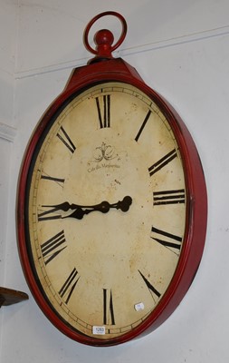 Lot 1283 - A Reproduction Novelty Pocket Watch Form Wall...