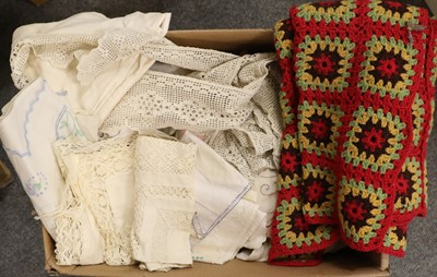 Lot 1091 - Assorted White Linen, Table and Bed Linens,...