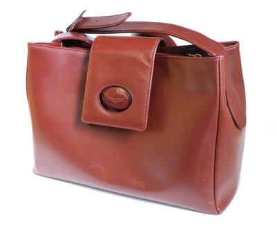 Lot 2211 - Must de Cartier Shoulder Bag, in burgundy...