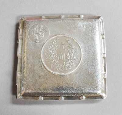Lot 103 - A Chinese Export Silver Cigarette-Case,...