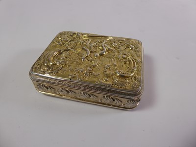 Lot 2154 - A George III Silver-Gilt Snuff-Box