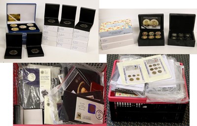 Lot 501 - Commemorative Coins and Medallic Sets, 2 x...