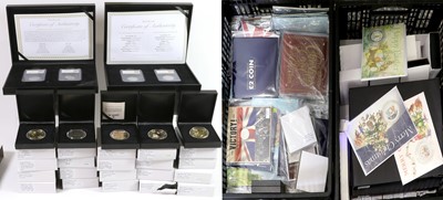 Lot 502 - Commemorative Coins and Medallic Sets, 2 x...