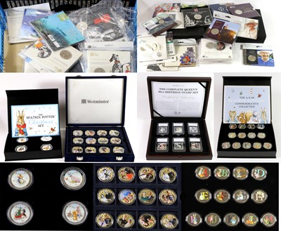 Lot 503 - Commemorative Coins and Medallic Sets, 2 x...