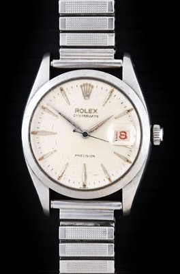 Lot 2274 - Rolex: A Stainless Steel Centre Seconds...