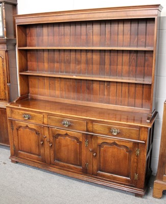 Lot 1390 - A Titchmarsh & Goodwin Style Oak Dresser and...