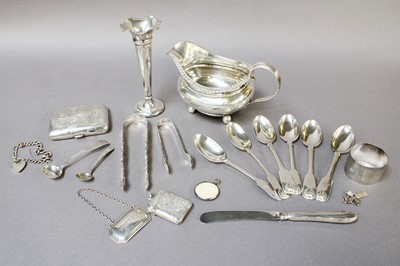 Lot 234 - A Collection of Assorted Silver, including a...