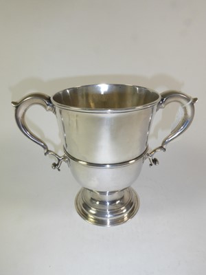 Lot 2131 - A George II Provincial Silver Two-Handled Cup