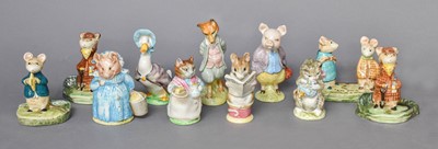 Lot 221 - Beswick Beatrix Potter Figures, including...