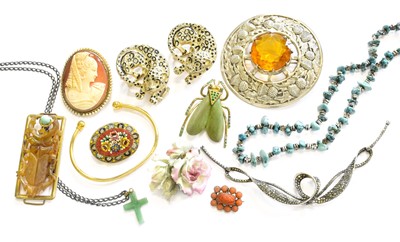 Lot 387 - A Quantity of Costume Jewellery, including...