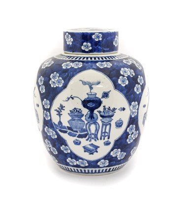 Lot 297 - A Chinese Porcelain Jar and Cover, Kangxi...