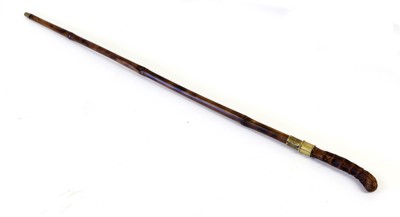 Lot 142 - A Late 19th Century Bamboo Sword Stick, the...