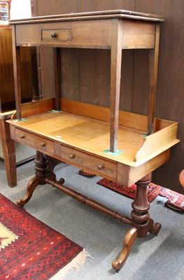 Lot 1220 - A 19th-century mahogany washstand, 121cm by...