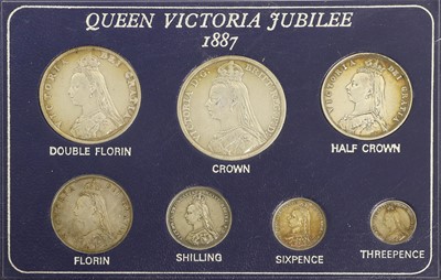 Lot 129 - Victoria, Golden Jubilee 7-Coin Specimen Set...