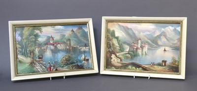 Lot 208 - A Continental Porcelain Plaque, painted with a...