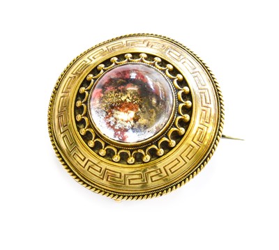 Lot 326 - An Essex Crystal Brooch, with a locket...