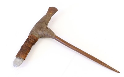 Lot 199 - A Papua New Guinea Axe, with grey stone blade...